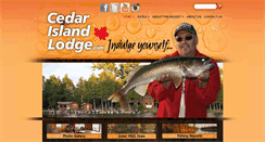 Desktop Screenshot of cedarislandlodge.com